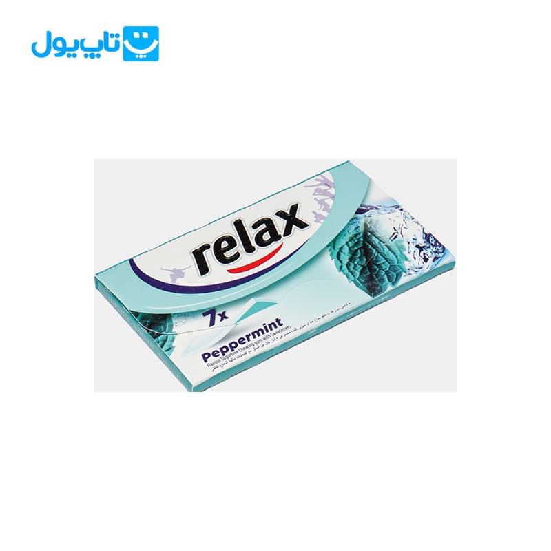 آدامس ریلکس Relax با طعم نعنا فلفلی بسته 7 عددی — تصویر ۴