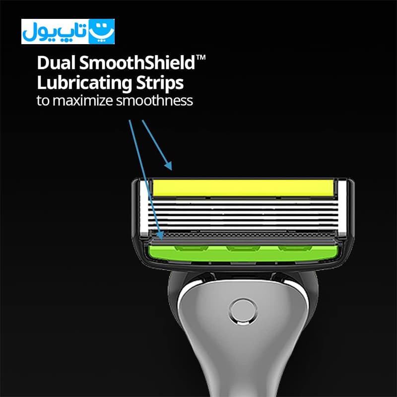 یدک خودتراش مردانه دورکو Dorco مدل Pace 6 Pro شش تیغه حاوی ویتامین E و آلوئهورا بسته 4 عددی — تصویر ۸