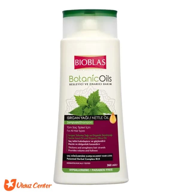 شامپو ضدریزش مو بیوبلاس حاوی روغن گزنه 360 میل — تصویر ۲