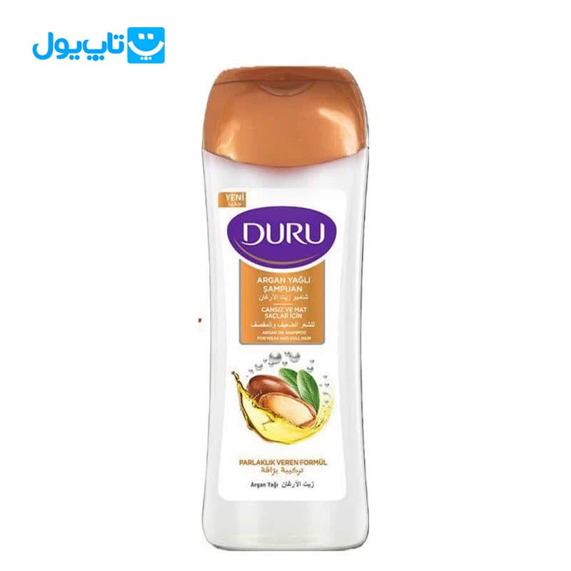 شامپو سر دورو Duru حاوی روغن آرگان مناسب موهای ضعیف و آسیب‌دیده حجم 600 میلی‌لیتر — تصویر ۲