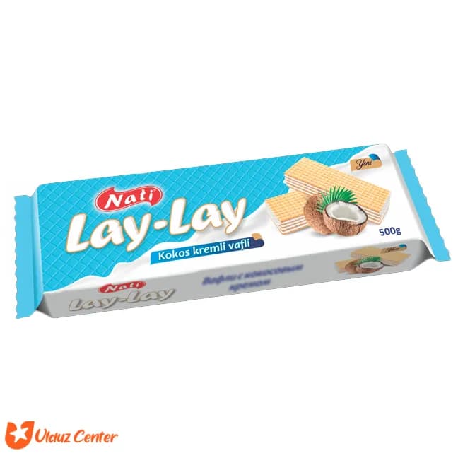 ویفر ناتی لای لای با کرم نارگیل 500 گرم