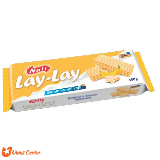ویفر ناتی لای لای با کرم موز 300 گرم — تصویر ۲