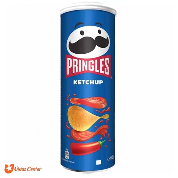 چیپس پرینگلز مدل Ketchup وزن 165 گرم — تصویر ۲