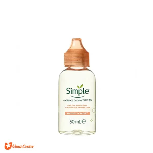 سرم روشن کننده و ضد آفتاب سیمپل SPF 30 حجم 50 میلی لیتر