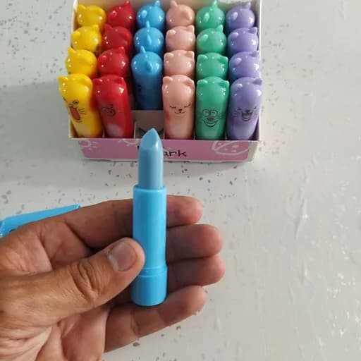 بالم لب طرح گربه با 6 رنگ جذاب و کیوت و کیفیت عالی — تصویر ۳