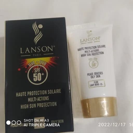 ضد آفتاب لانسون شماره 1.5 SPF50