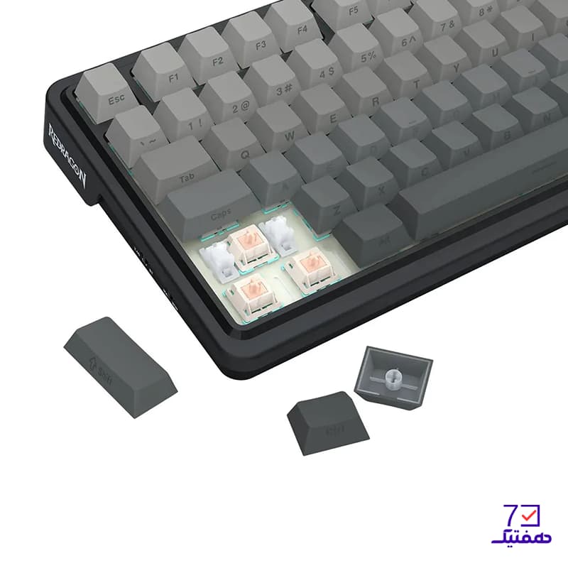 کیبورد بی سیم گیمینگ ردراگون Redragon EISA K686 SP PRO RGB — تصویر ۳