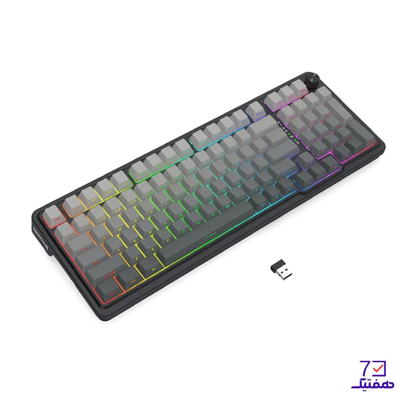 کیبورد بی سیم گیمینگ ردراگون Redragon EISA K686 SP PRO RGB — تصویر ۴