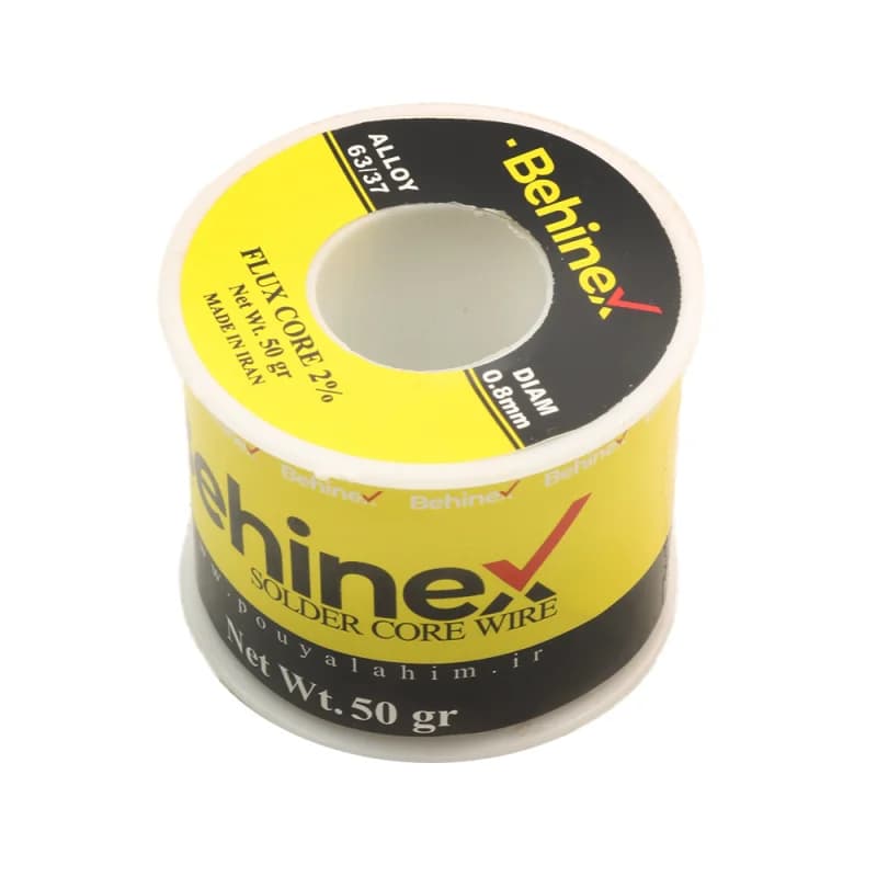 سیم لحیم Behinex بهینکس 50 گرم 0.8mm