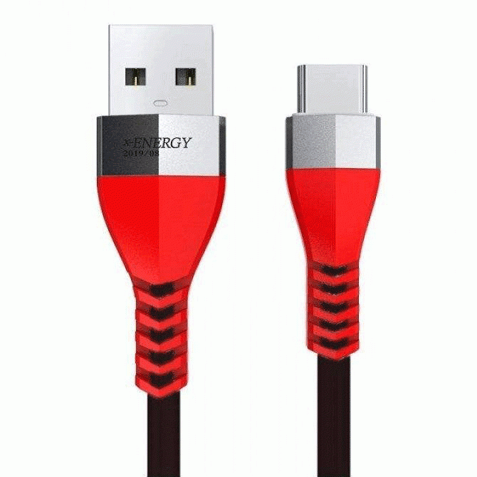کابل تایپ سی X-ENERGY X-230 1m (گارانتی ۱۲ ماهه)