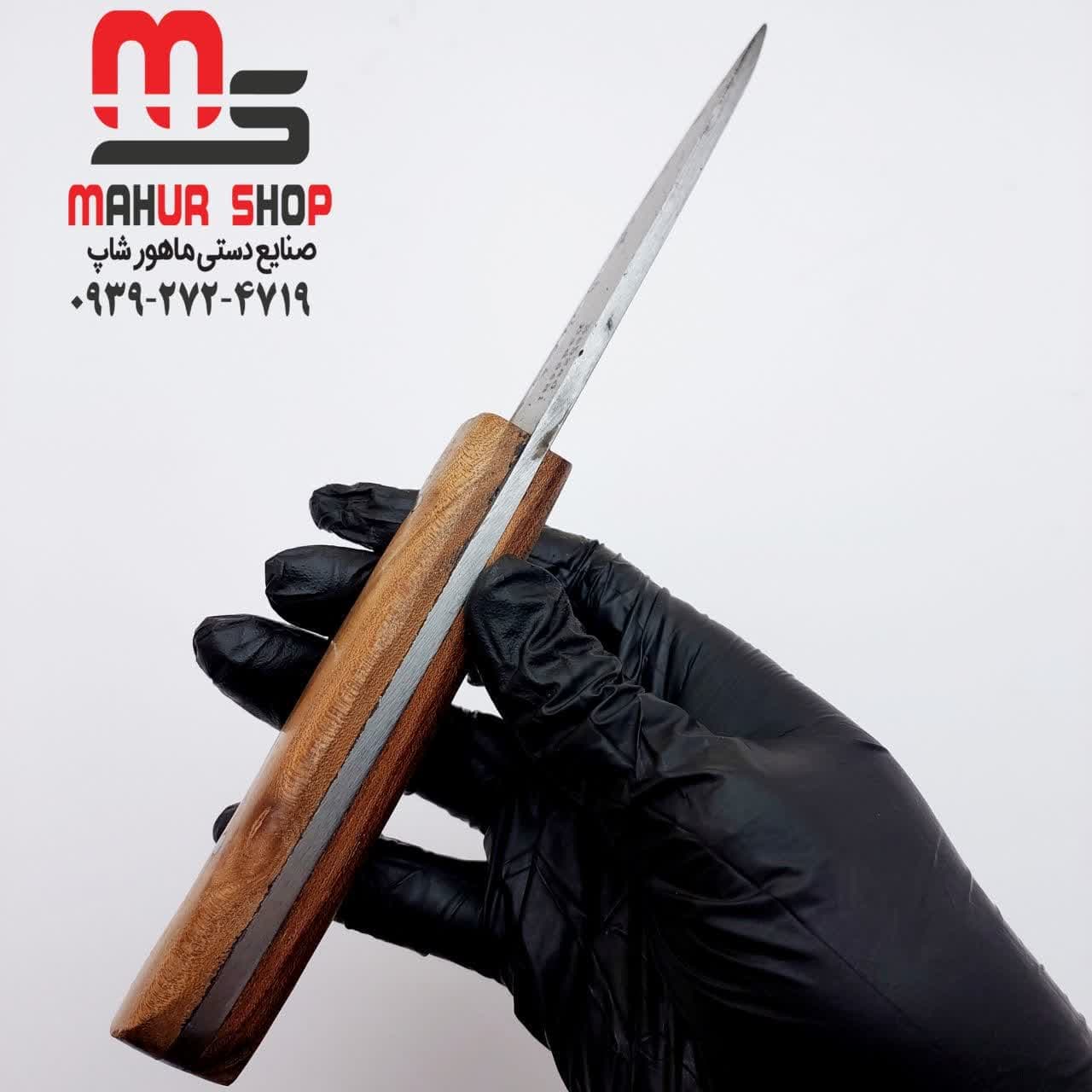 چاقو شکاری دست ساز داداشی از زنجان 22 cm با کیفیت عالی — تصویر ۴
