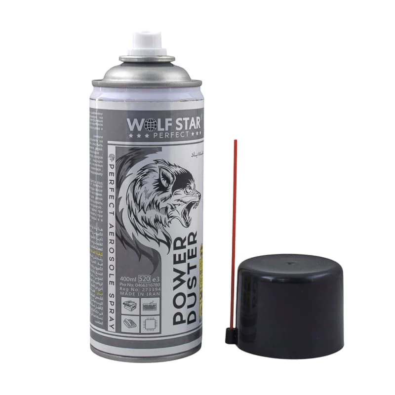 اسپری باد فشرده 400ml برند WOLFSTAR