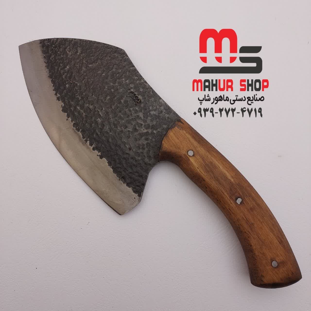 ساطور زنجان استاد جعفری دو مدل منحنی و ربع دایره