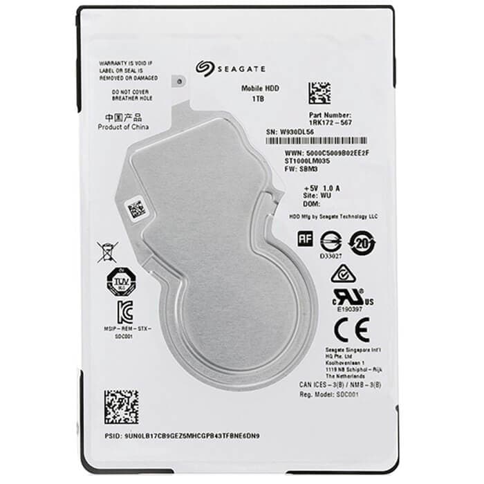 هارد دیسک اینترنال لپ تاپی سیگیت مدل ST1000LM035