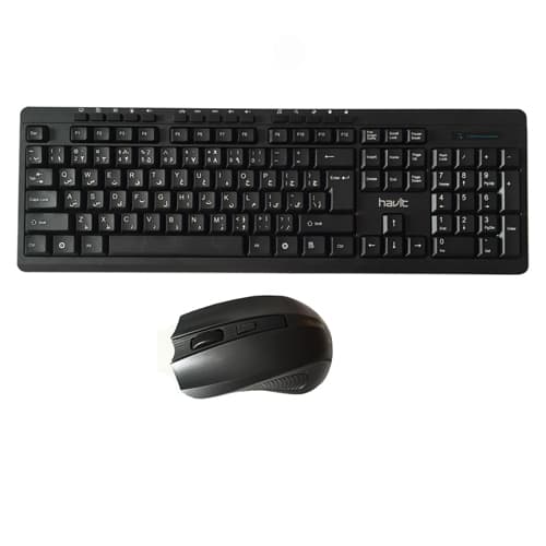 کیبورد و ماوس بی سیم هویت مدل KB610GCM