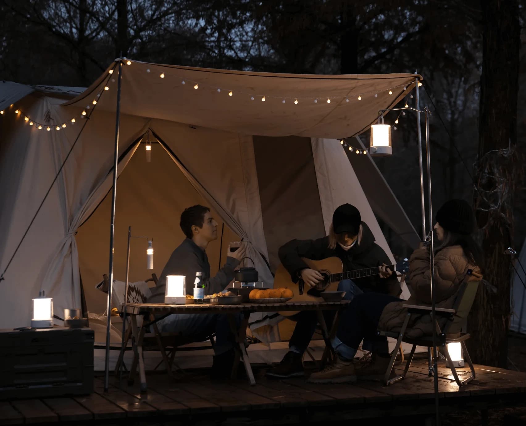 چراغ کمپینگ شیائومی camping lamp «اورجینال – ارسال 1 ساعت» — تصویر ۲