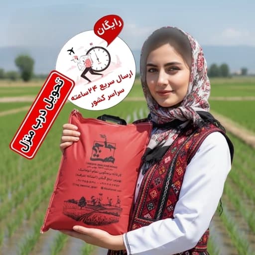 برنج صدری هاشمی سفارشی آستانه اشرفیه (10کیلویی)