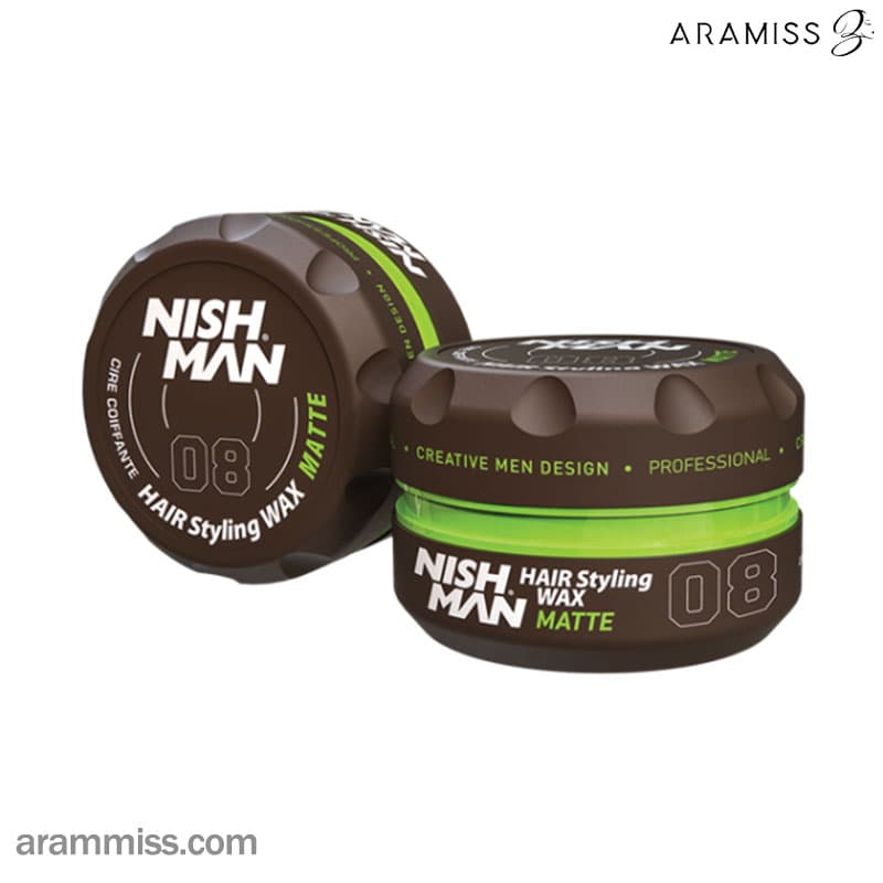 واکس مو اکوا نیشمن 08 NISHMAN AQUA WAX MATTE
