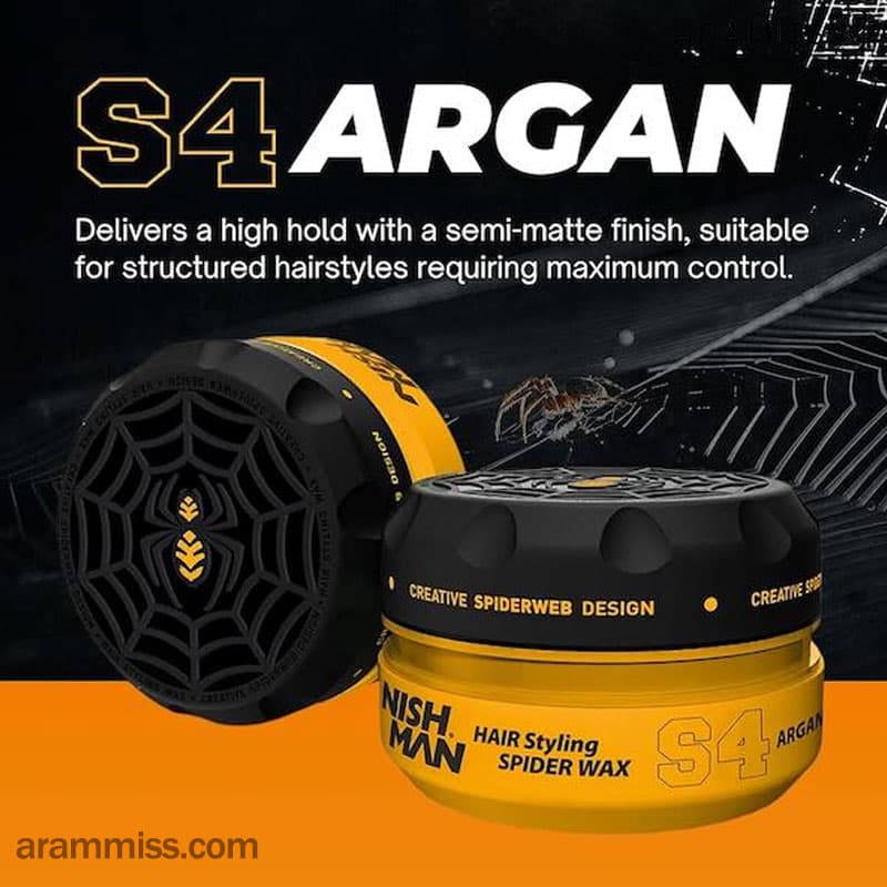 واکس مو اسپایدر نیشمن NISHMAN SPIDER WAX ARGAN S4 — تصویر ۳
