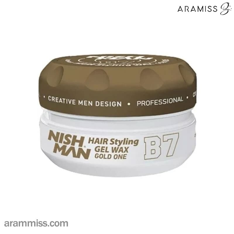 ژل واکس مو نیشمن NISHMAN GEL WAX GOLD ONE B7 — تصویر ۳