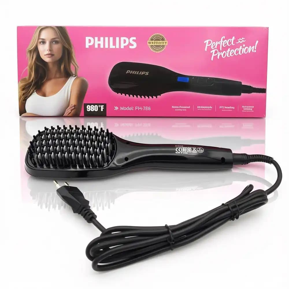 برس حرارتی صاف کننده مو طرح فیلیپس (Philips) مدل PH-766 (های‌کپی)