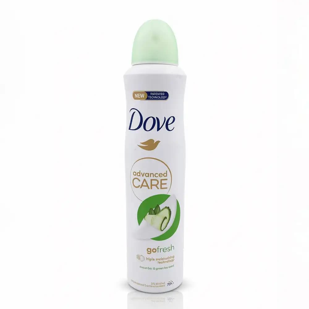 اسپری ضد تعریق زنانه داو (Dove) مدل Go Fresh عصاره خیار و چای سبز حجم ۲۵۰ میلی‌لیتر