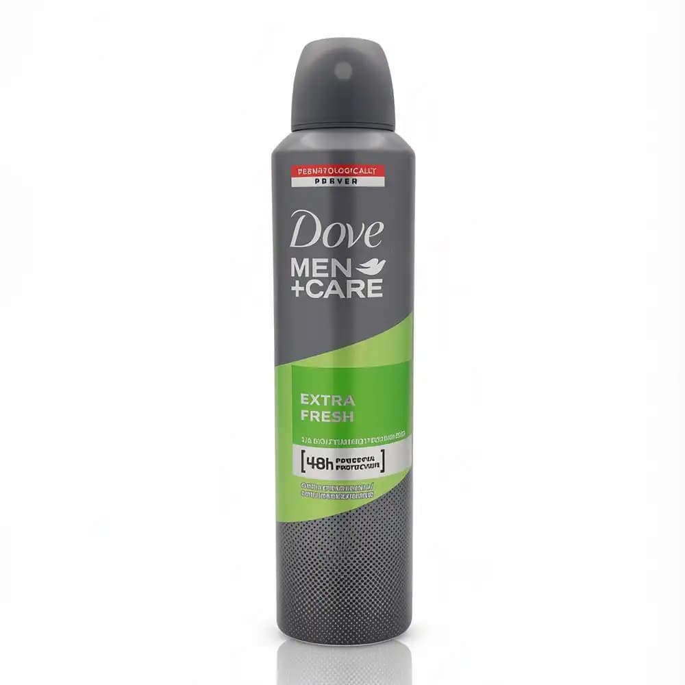 اسپری دئودورانت و ضد تعریق مردانه داو (Dove) سبز مدل Men+Care EXTRA FRESH حجم 250 میلی لیتر — تصویر ۲