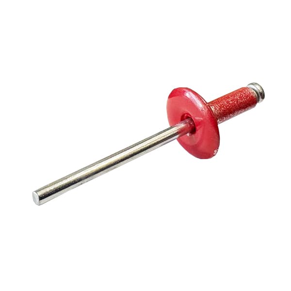 میخ پرچ قرمز نمره 4 سایز 12 میلیمتر سر پهن بسته 50 عدد