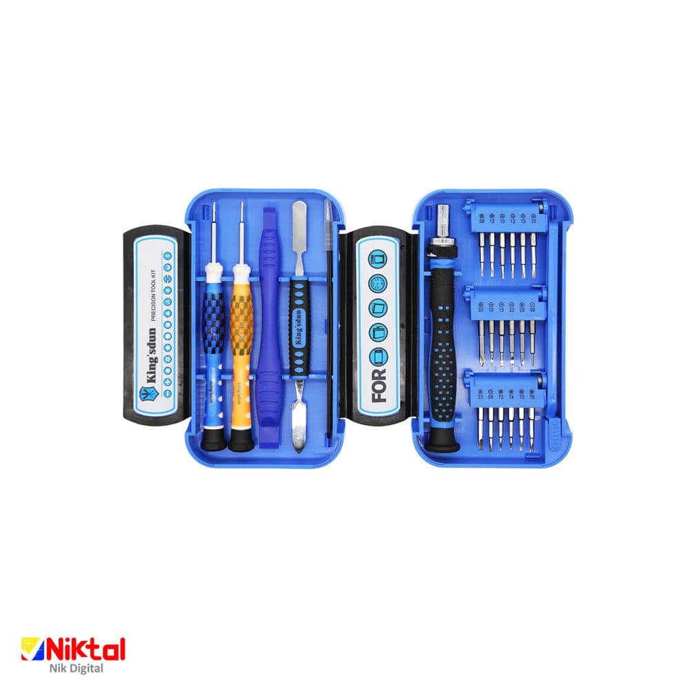 مجموعه پیچ گوشتی مغناطیسی تعمیر الکترونیکی مدل KS-8863