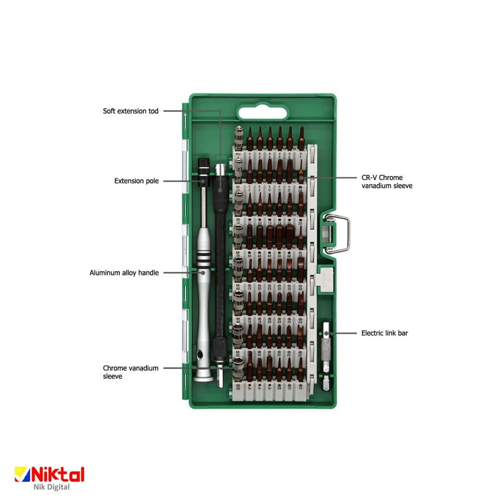 ابزار تعمیر الکترونیکی حرفه ای مدل KS-8061