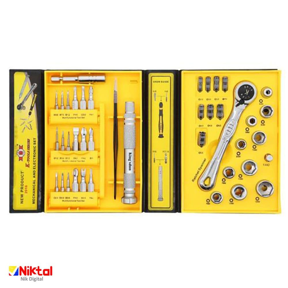 ابزار پیچ گوشتی مکانیکی و الکترونیکی مدل KS-8016