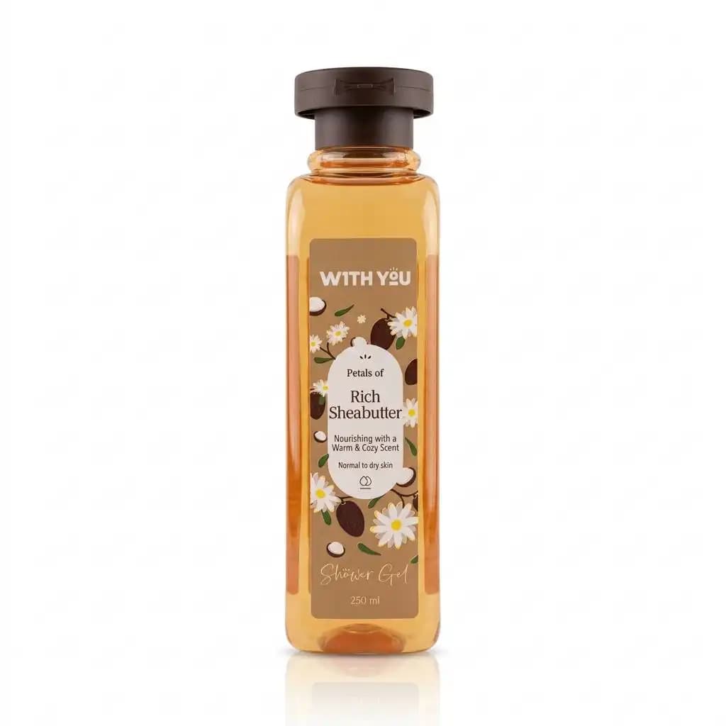 شامپو بدن ژلی ویت یو (WITH YOU) مدل ریچ شی باتر (RICH SHEABUTTER) حجم 250 میلیلیتر