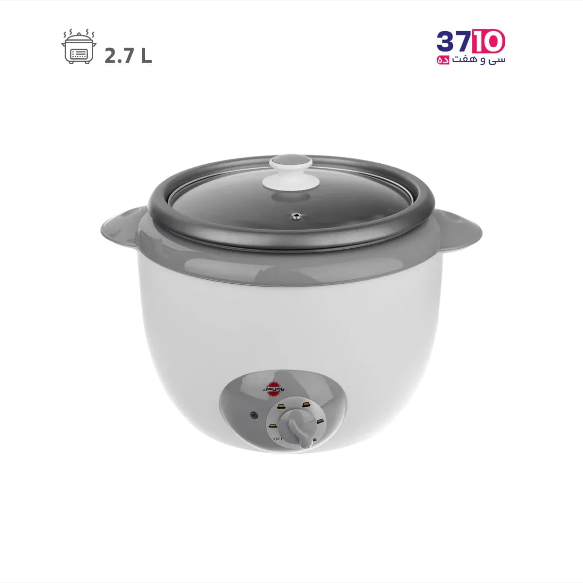 پلوپز پارس خزر ParsKhazar مدل RC-271TSPW کندوج دوازده نفره سفید
