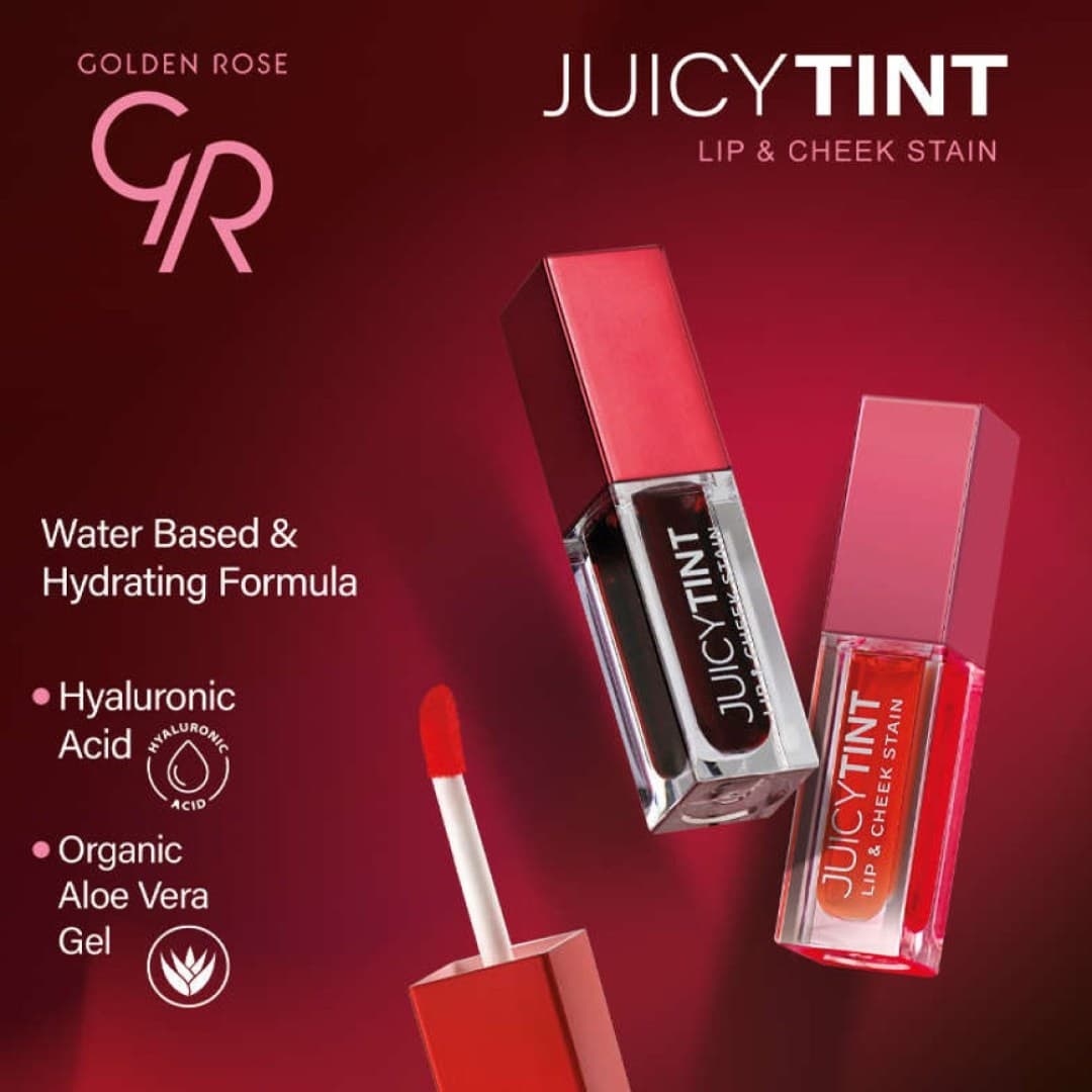 تینت لب گلدن رز مدل JUICY TINT رنگ PEACHY SORBE — تصویر ۴