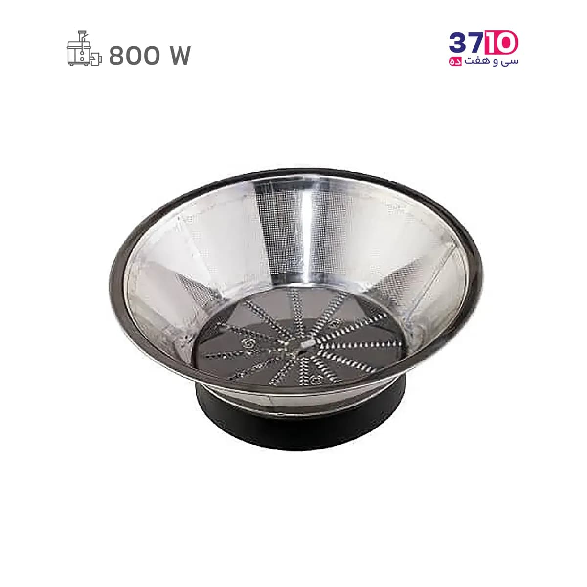 آبمیوه گیری وینسنت VINCENT سری Magic Fountain مدل JE5208 مشکی استیل 800 وات — تصویر ۳