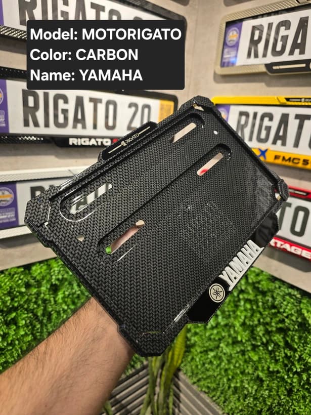 قاب‌پلاک موتور کربن یاماها (Yamaha) بدون براکت