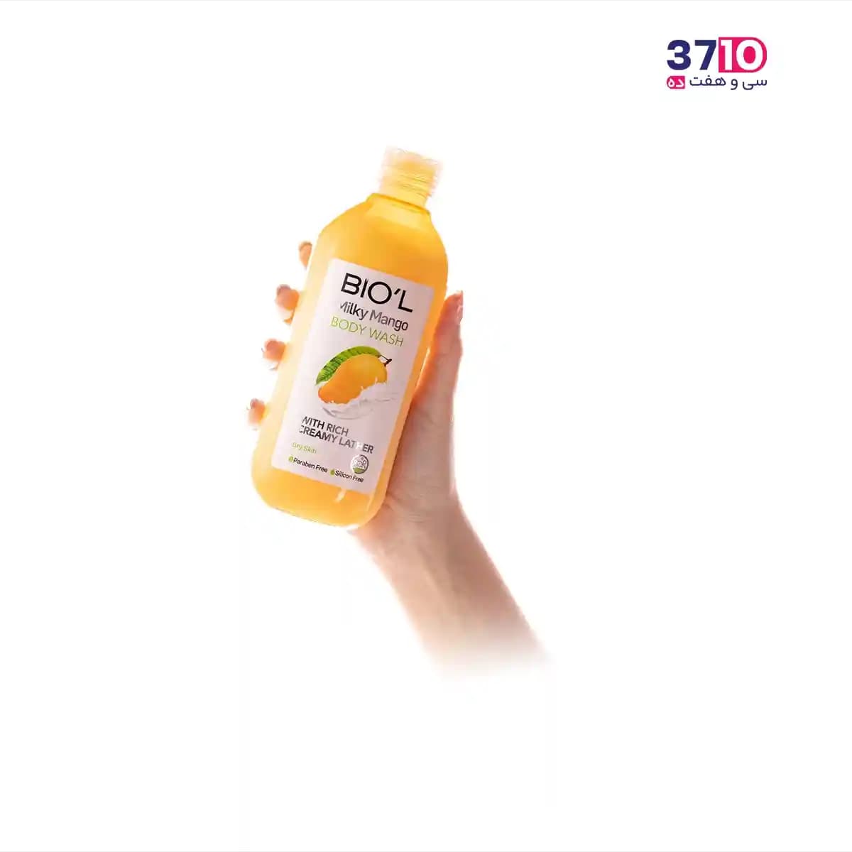 شامپو بدن کرمی بیول مدل شیر و انبه حجم 400 میل — تصویر ۵