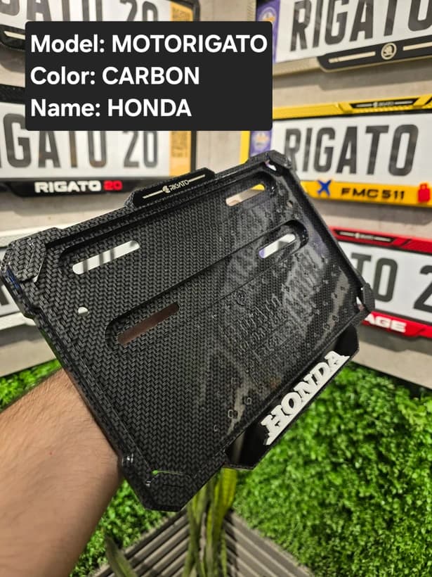 قاب‌پلاک موتور کربن هوندا(Honda) بدون براکت