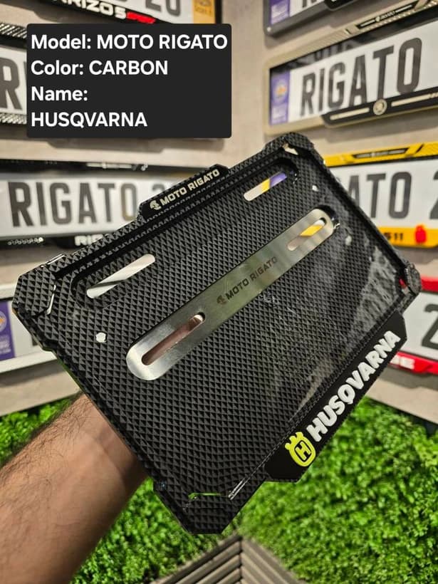 قاب‌پلاک موتور کربن هاسکوارنا(Husqvarna) بدون براکت