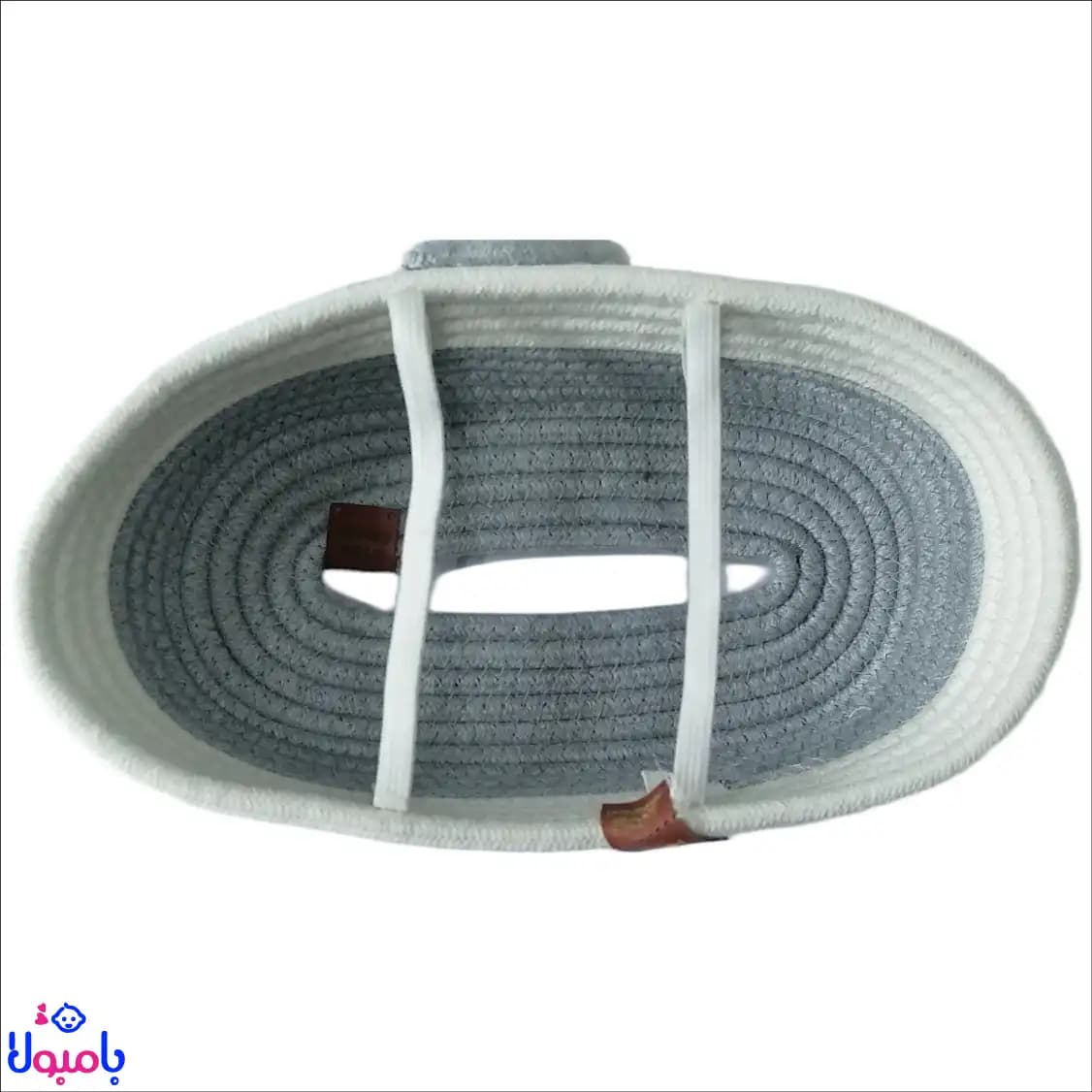 جا دستمال کاغذی قیطونی طرح فیل طوسی 25*8 سانتی متر — تصویر ۴