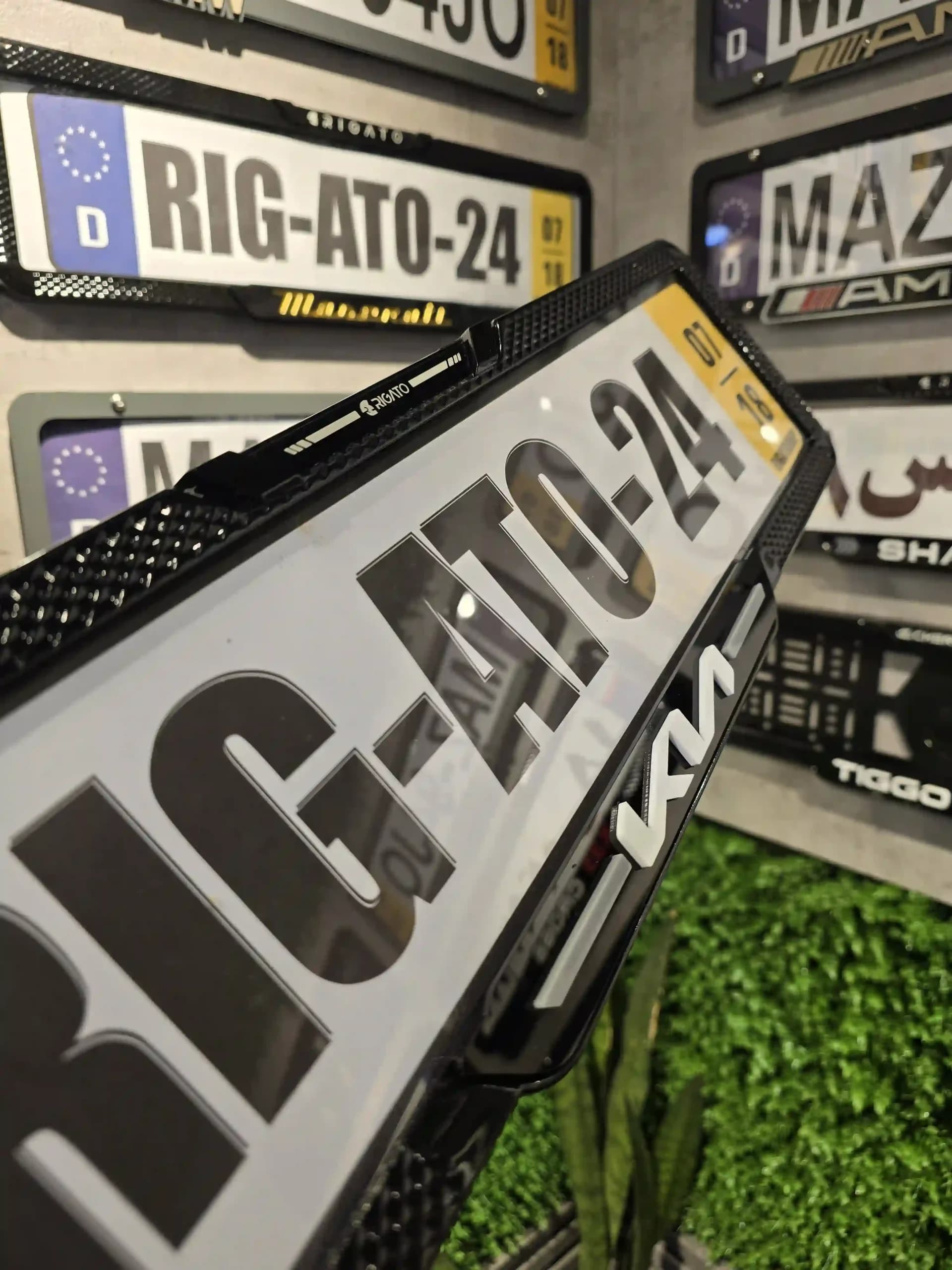 یک جفت قاب پلاک کیا مدل 3D