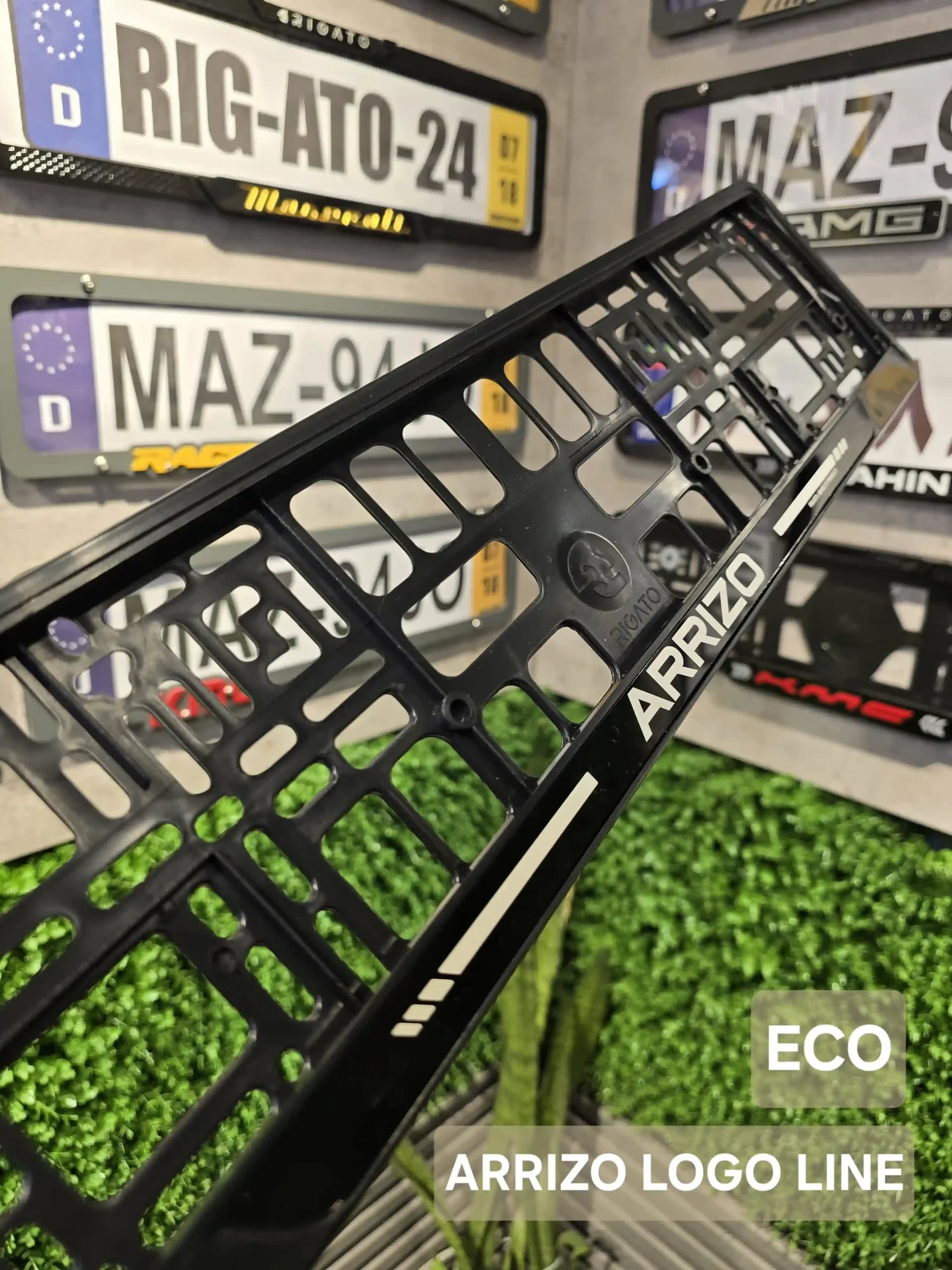یک جفت قاب پلاک Arrizo logo line ECO اتوپلیکان