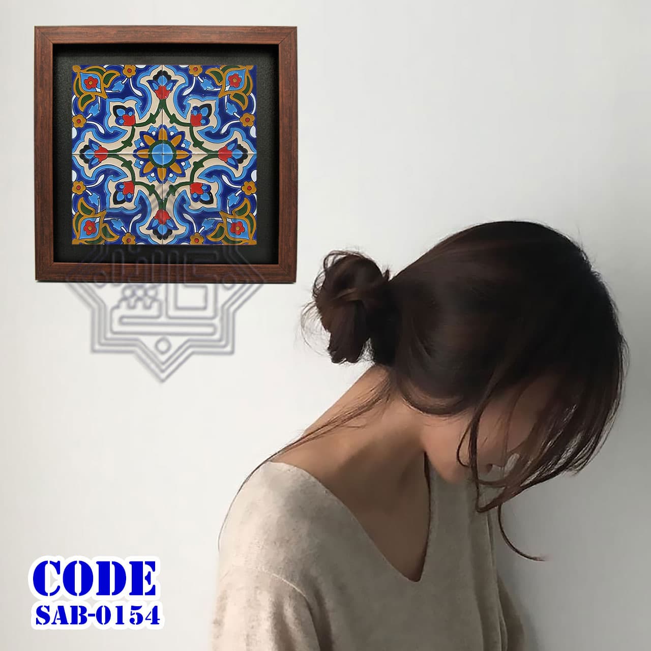 تابلو اسلیمی کد 154 کاشی آرا