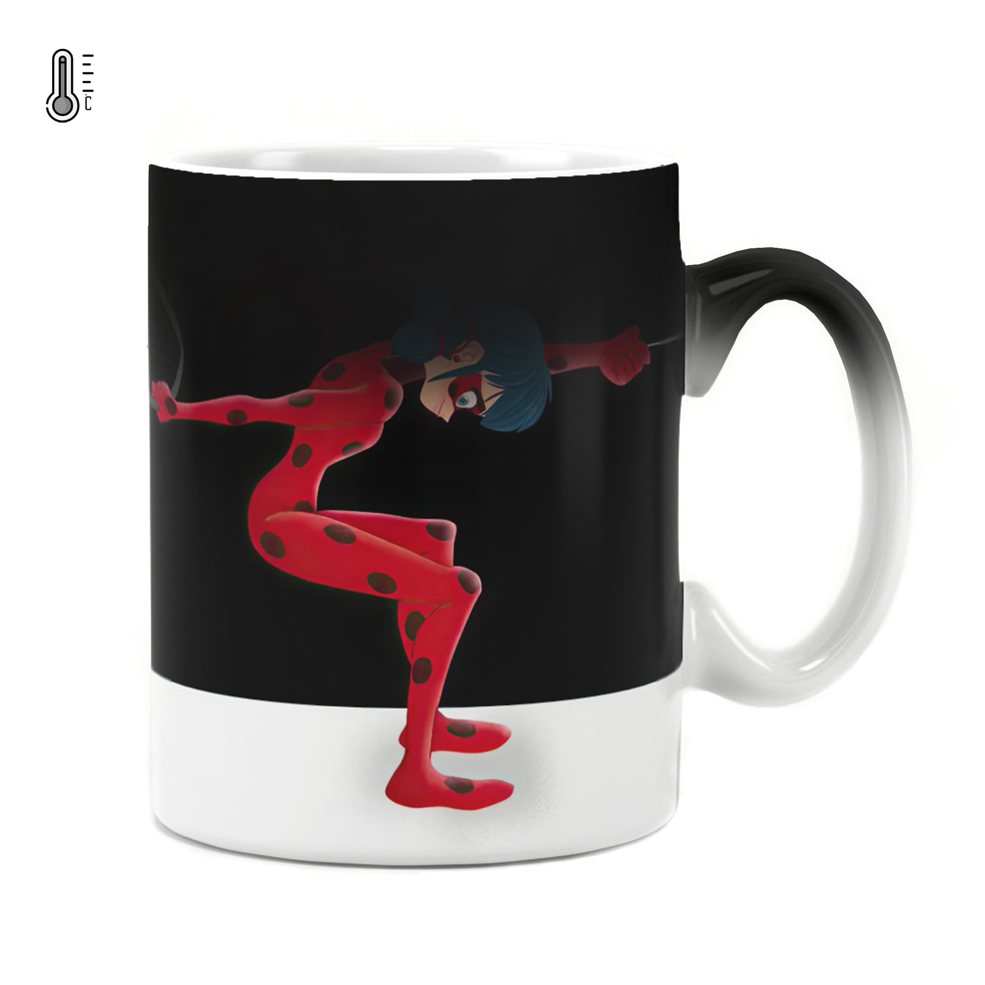 ماگ حرارتی راویتا طرح دختر کفشدوزکی کد 3408