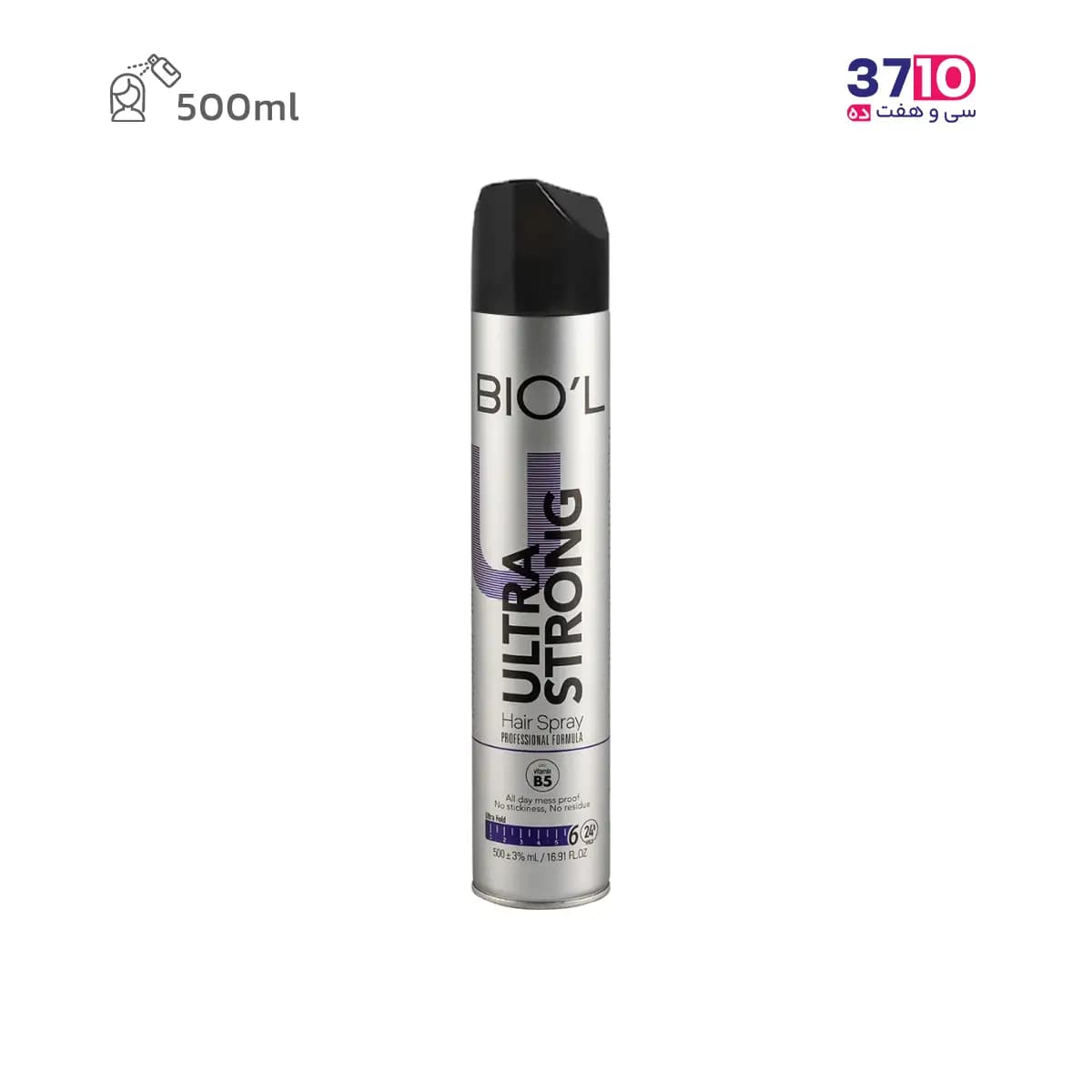 اسپری حالت دهنده مو بیول Ultra Strong حجم 500 میل