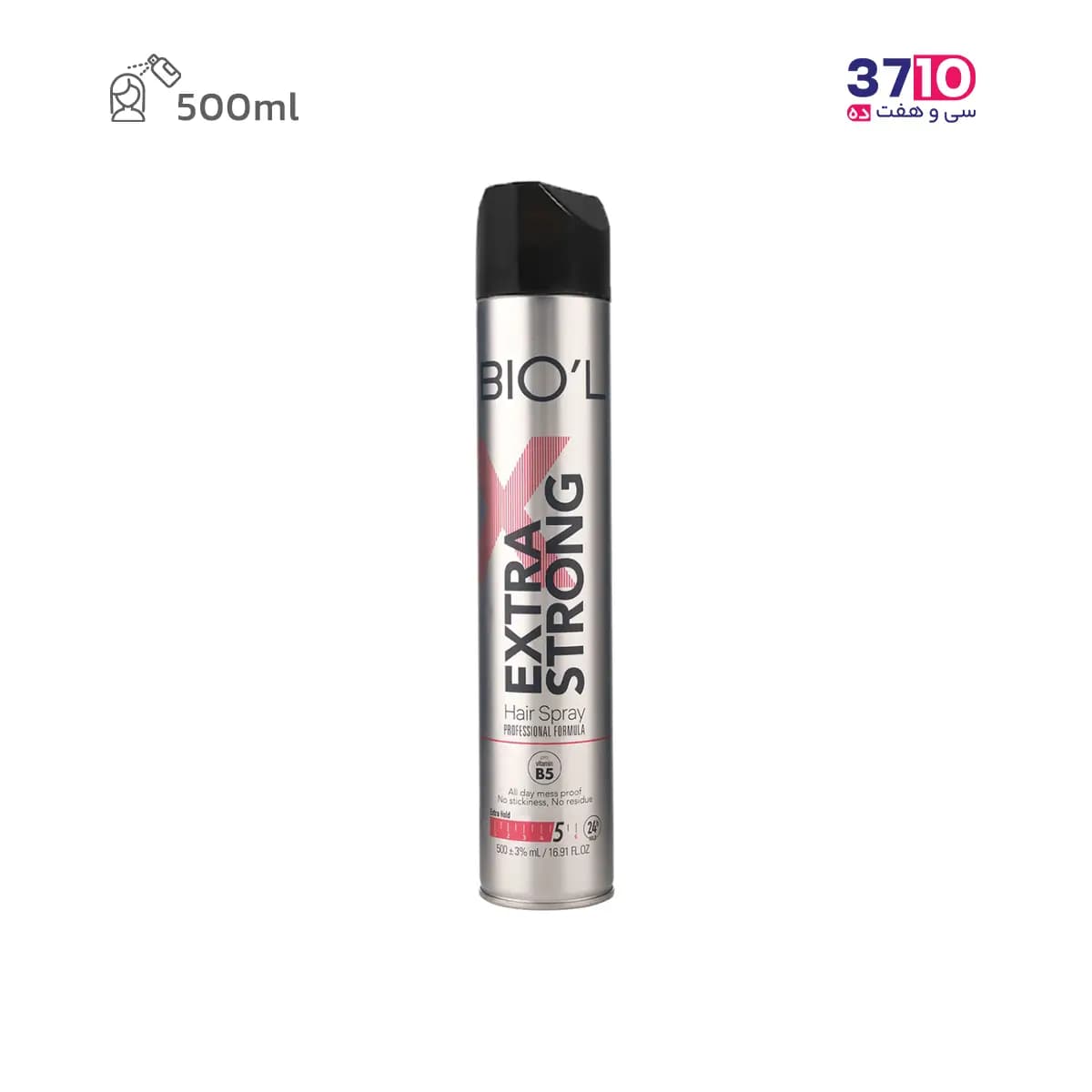 اسپری حالت دهنده مو بیول Extra Strong حجم 500 میل