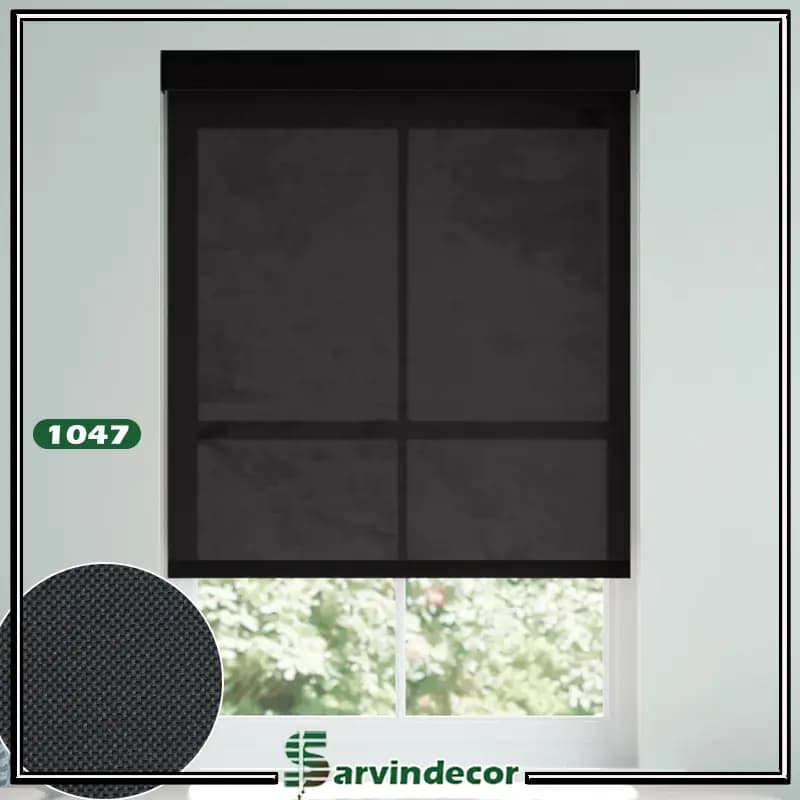 پرده شید سان اسکرین ساده 5 درصد کد 1040 در 7 رنگ