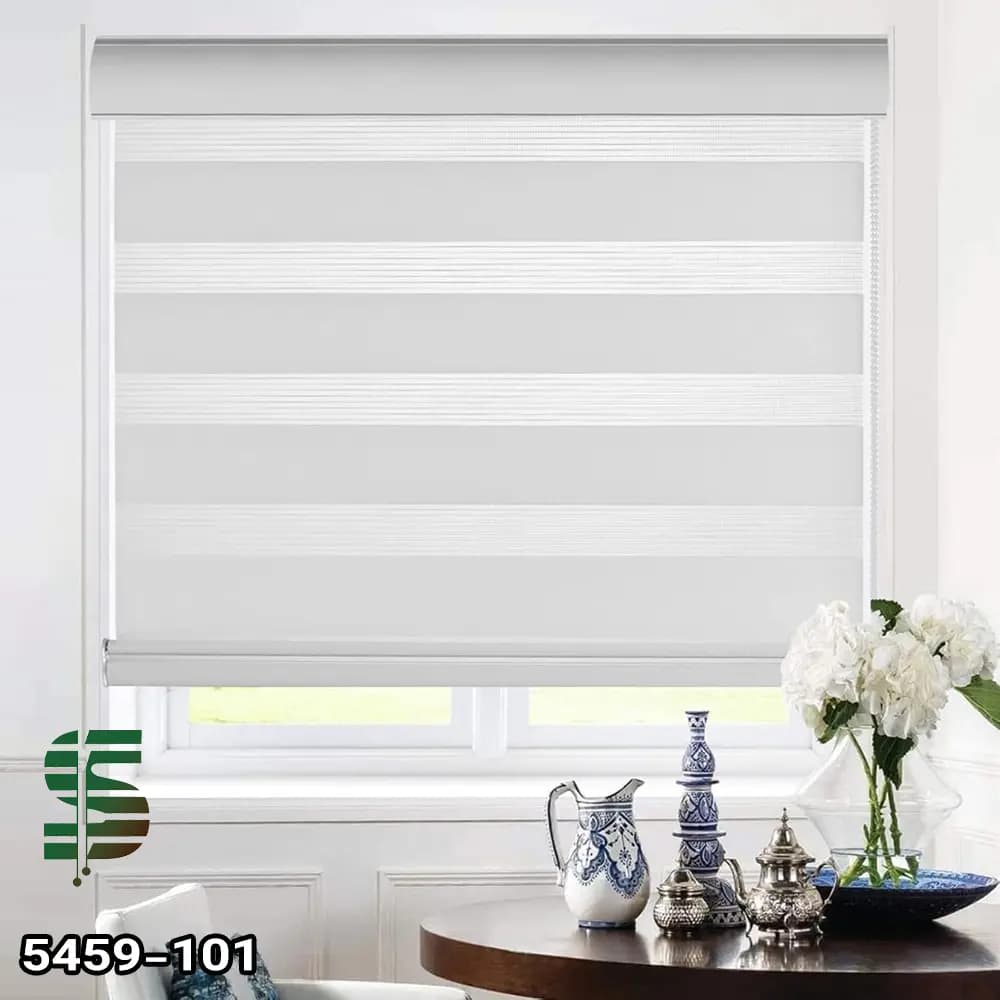 پرده زبرا ساده کد 5459 در 9 رنگ