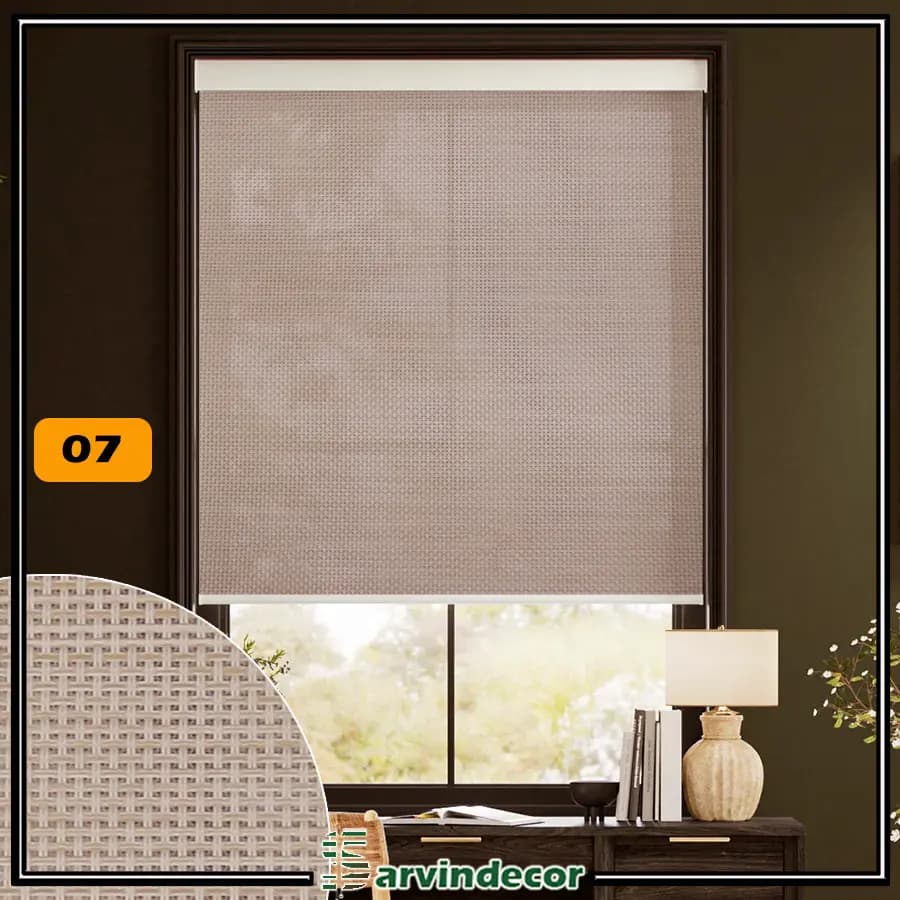 پرده شید سان اسکرین ساده 7 درصد کد 5096 در 10 رنگ — تصویر ۹