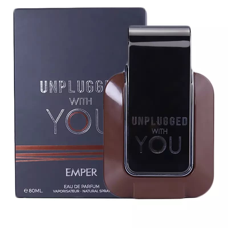 عطر ادکلن امپر مردانه آنپلاگد ویت یو مدل استرانگر ویت یو 80 میل